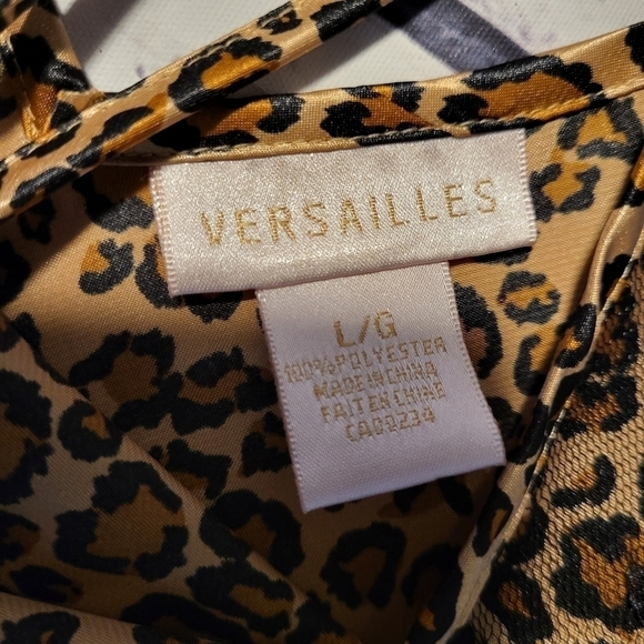 Versailles Animal Print Chemise Size L - Picture 9 of 9